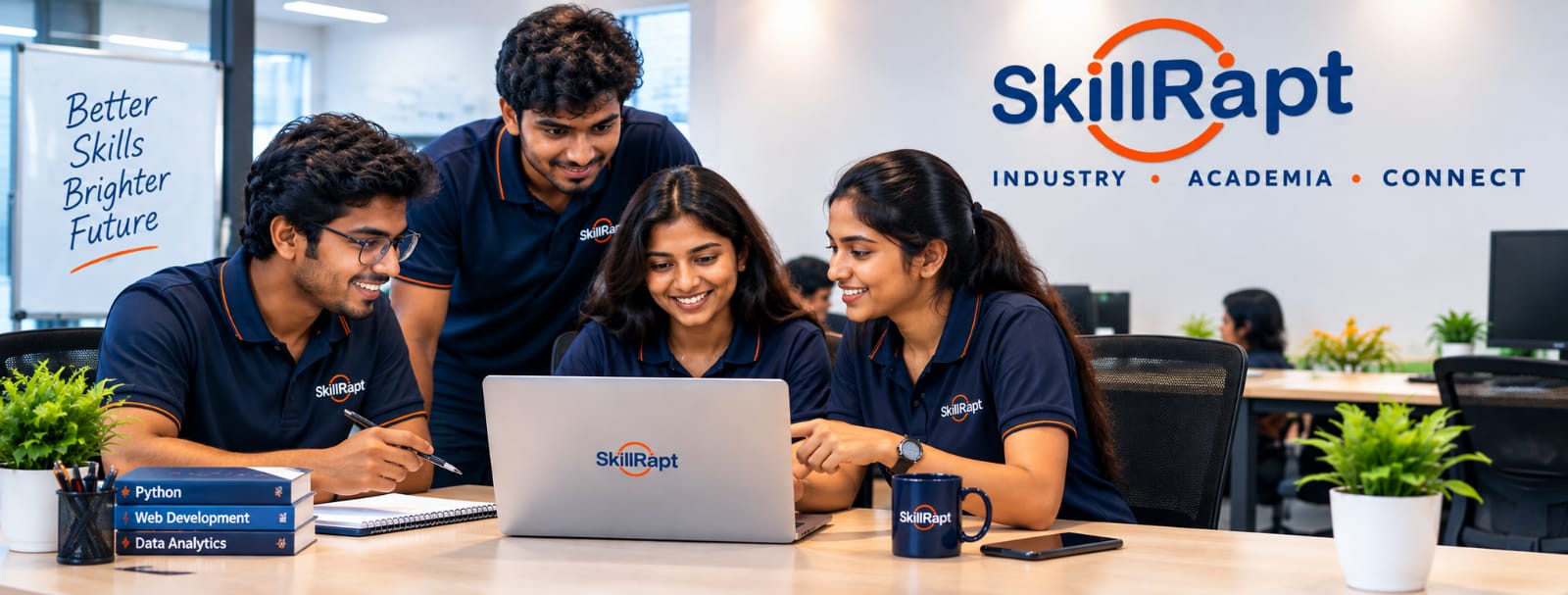 SkillRapt team training and mentorship