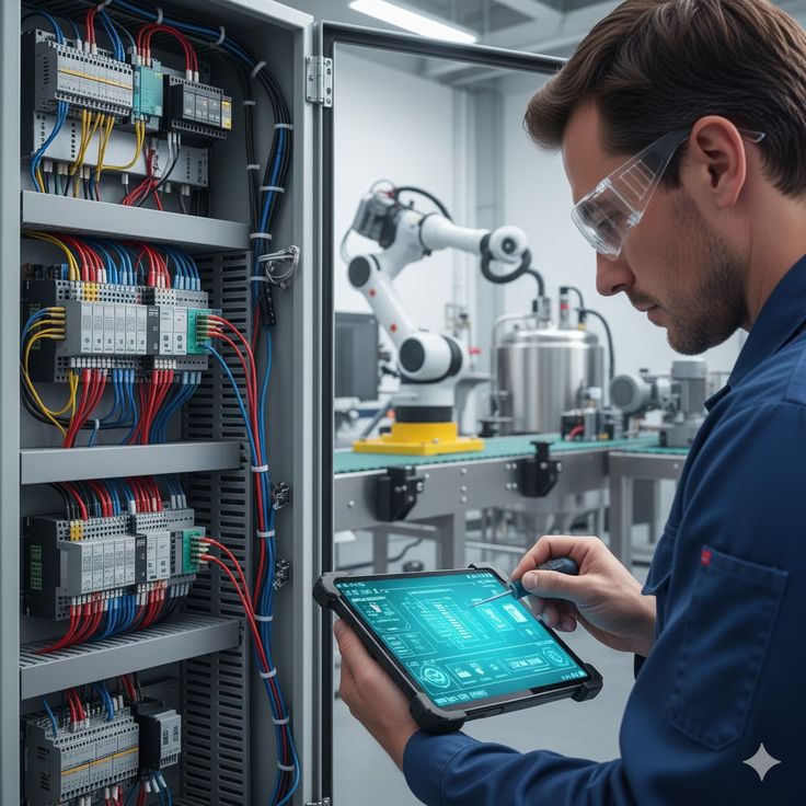 PLC, SCADA & HMI training visual