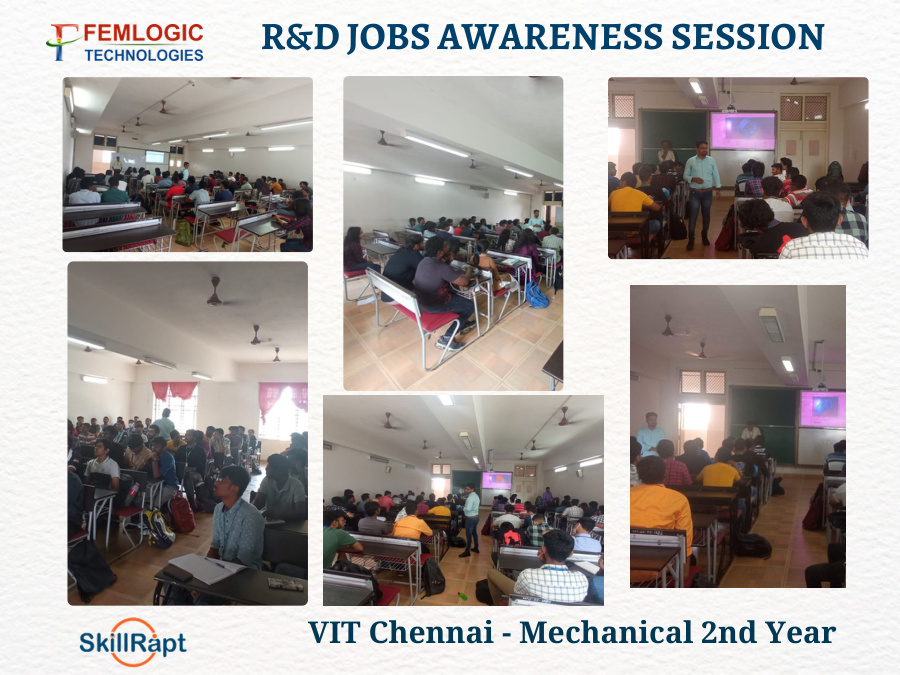 R&D Jobs Awareness Session – Mechanical at VIT Chennai
