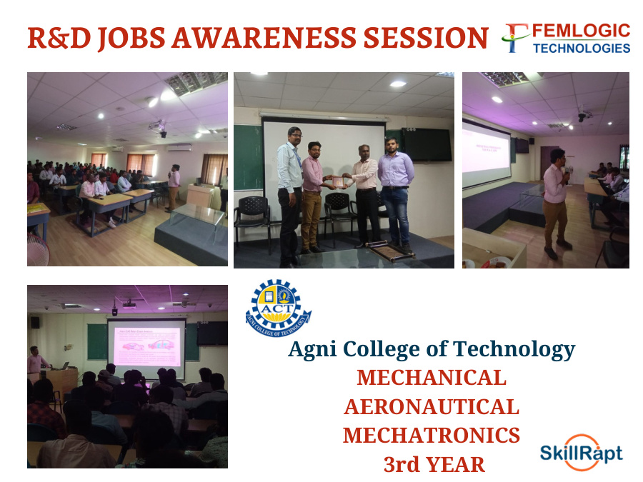 R&D Jobs Awareness Session at Agni College of Technology